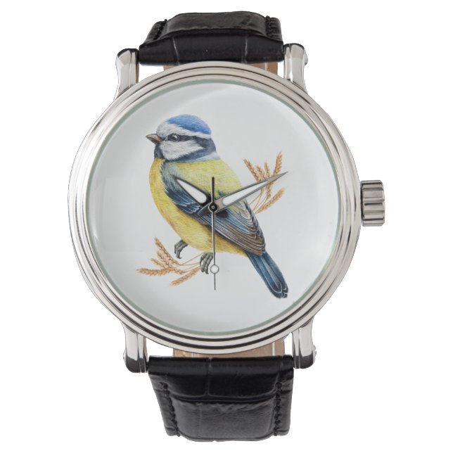 Golden Feathers Armbanduhr (Vorderseite)