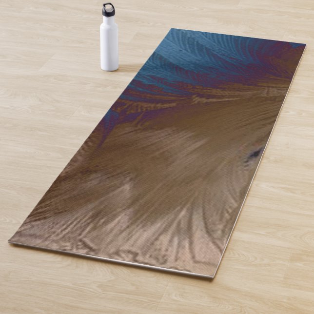 Golden Feathers Yogamatte (Beispiel)
