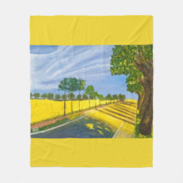Golden Fields and Path Fleecedecke