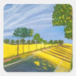 Golden Fields and Path Quadratischer Aufkleber