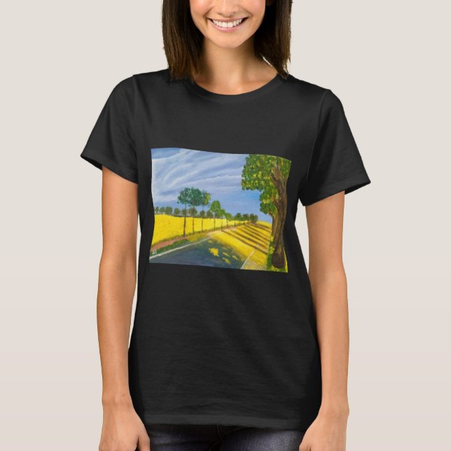 Golden Fields and Path T-Shirt (Vorderseite)