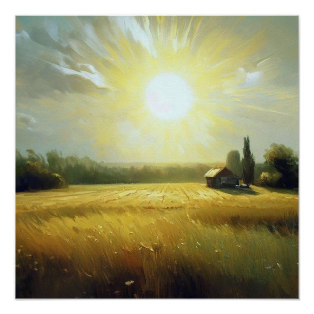 Golden Fields of Serenity Poster (Vorderseite)