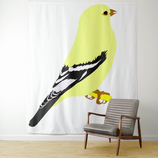 Golden Finch Tapestry Wandteppich (Beispiel)