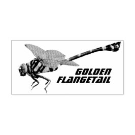 Golden Flangetail Gummistempel