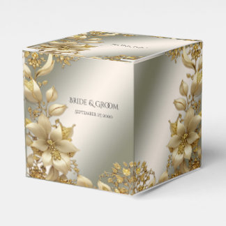 Golden Floral Fevor Box Geschenkschachtel