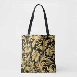 Golden Floral Toe Bag