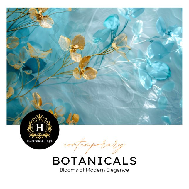 Golden Floral Whisky Tissue Paper Seidenpapier (Von Creator hochgeladen)