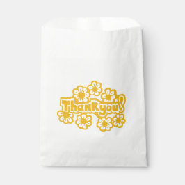 Golden Flowers Thank you! Geschenktütchen