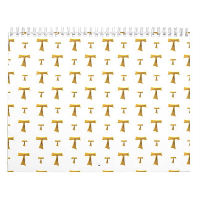 Golden Franciscan Tau Cross Kalender (Titelbild)