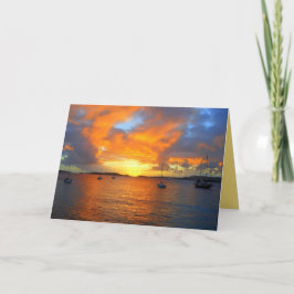 Golden Frank Bay Sunset, St. John, U.S.V.I. Karte