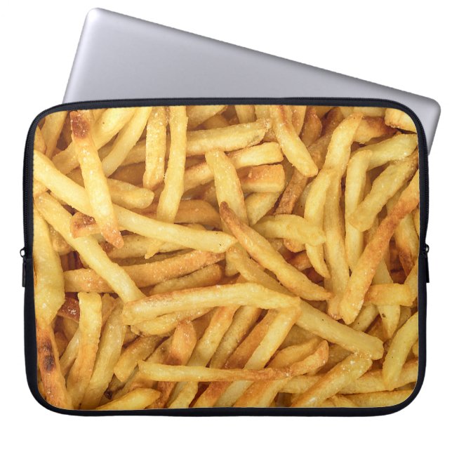 Golden French Fries Laptopschutzhülle (Vorderseite)