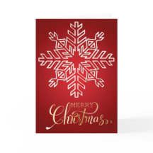 Golden Frohe Weihnachts-Schneeflocke