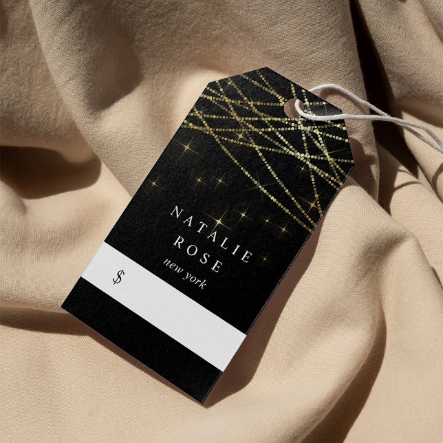 Golden Garland Price Tags Geschenkanhänger (Von Creator hochgeladen)