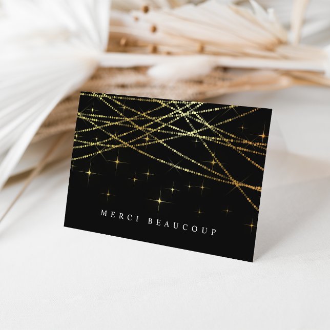 Golden Garland Vielen Dank Karten (Von Creator hochgeladen)