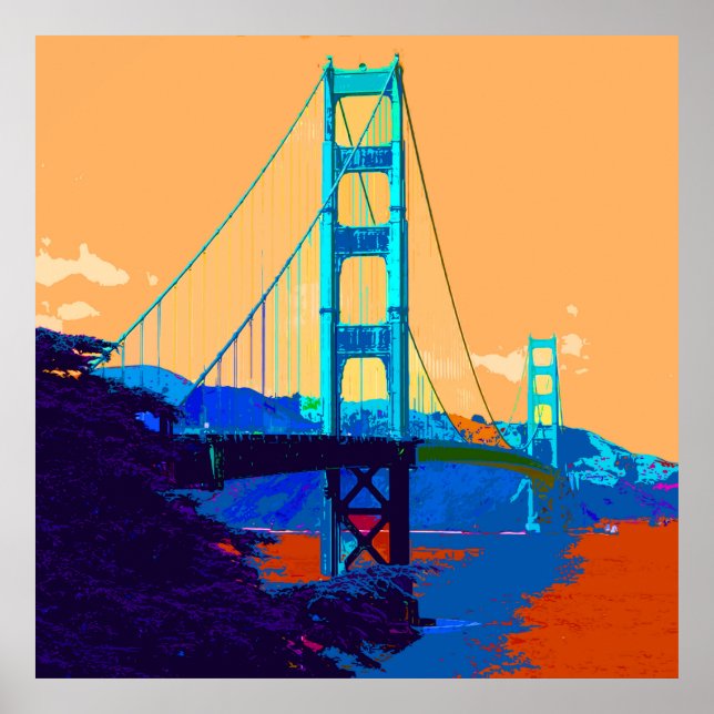 Golden_Gate_Bridge_010 Poster (Vorne)