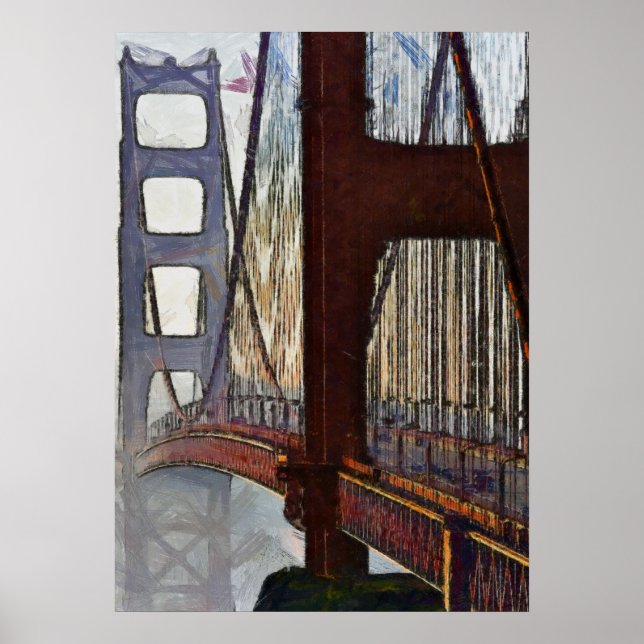 Golden Gate Bridge - 20x28 Poster (Vorne)