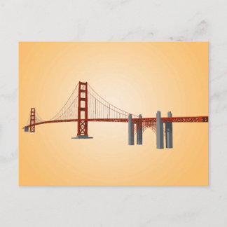 Golden Gate Bridge: 3D-Modell: Postkarte