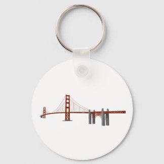 Golden Gate Bridge: 3D-Modell: Schlüsselanhänger