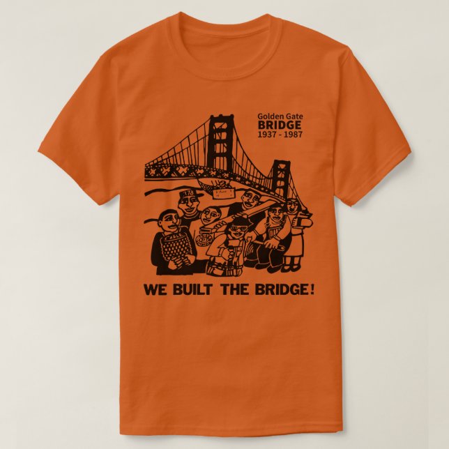 Golden Gate Bridge 50 Jahre alt T-Shirt (Design vorne)