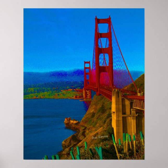 Golden Gate Bridge #6 Poster (Vorne)