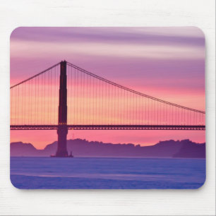 Golden gate bridge am Sonnenuntergang Mousepad