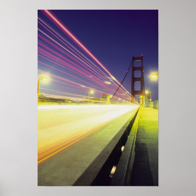 Golden Gate Bridge, Ampel, San Poster (Vorne)
