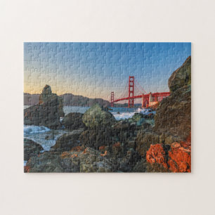 Golden gate bridge an Dämmerung   San Francisco Puzzle