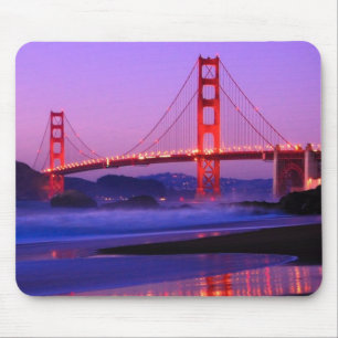 Golden gate bridge auf Bäcker-Strand am Mousepad