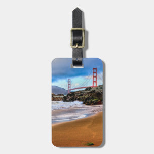 Golden Gate Bridge bei Sonnenuntergang Gepäckanhänger