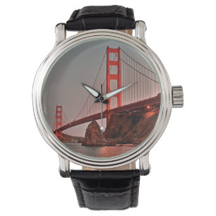 Golden gate bridge bei Sun unten Armbanduhr