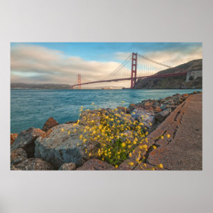 Golden Gate Bridge bei Sunset Poster