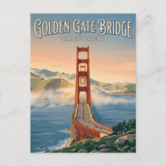 Golden Gate Bridge California Postkarte