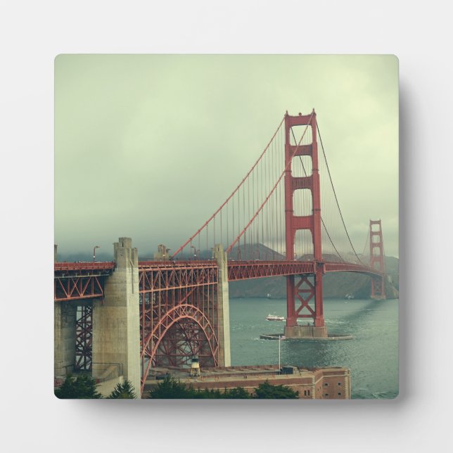 Golden Gate Bridge Fotoplatte (Vorderseite)