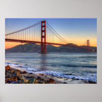 Golden Gate Bridge from San Francisco bay Trail.