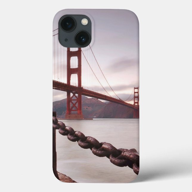 Golden gate bridge gegen Berge Case-Mate iPhone Hülle (Rückseite)