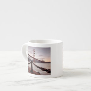 Golden gate bridge gegen Berge Espressotasse