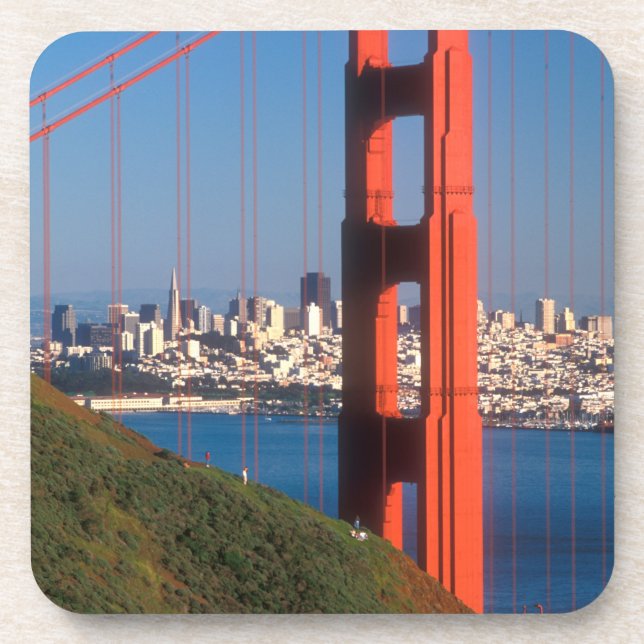 Golden Gate Bridge Getränkeuntersetzer (Vorderseite)