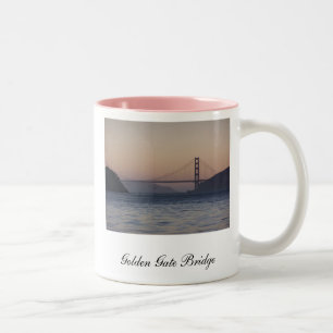 Golden gate bridge, Golden gate bridge, San Fra… Zweifarbige Tasse