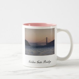 Golden gate bridge, Golden gate bridge, San Fra… Zweifarbige Tasse
