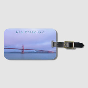 Golden Gate Bridge im Morgennebel Gepäckanhänger
