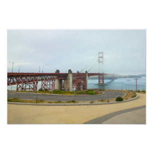 Golden Gate Bridge im Nebel Fotodruck