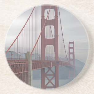 Golden gate bridge im Nebel Getränkeuntersetzer