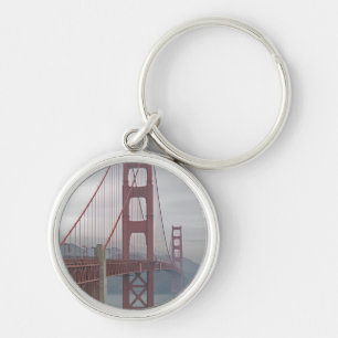 Golden gate bridge im Nebel Schlüsselanhänger
