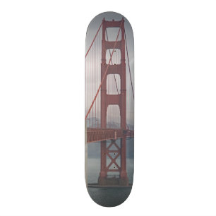 Golden gate bridge im Nebel Skateboard