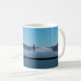 Golden Gate Bridge in Nebel, San Francisco Kaffeetasse