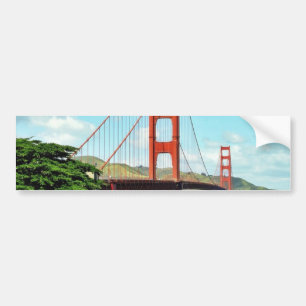 Golden gate bridge in San Francisco Autoaufkleber