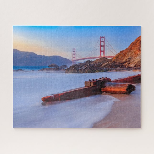 Golden Gate Bridge in San Francisco, Baker Beach Puzzle (Horizontal)