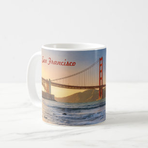 Golden Gate Bridge in San Francisco bei Sonnenunte Kaffeetasse
