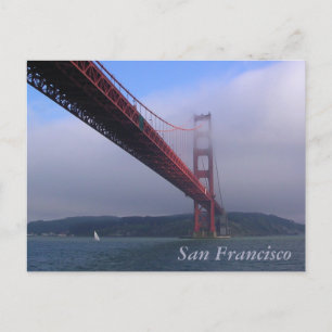 Golden Gate Bridge in San Francisco, CA Postkarte