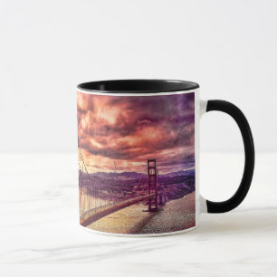 Golden gate bridge in San Francisco, Kalifornien Tasse
